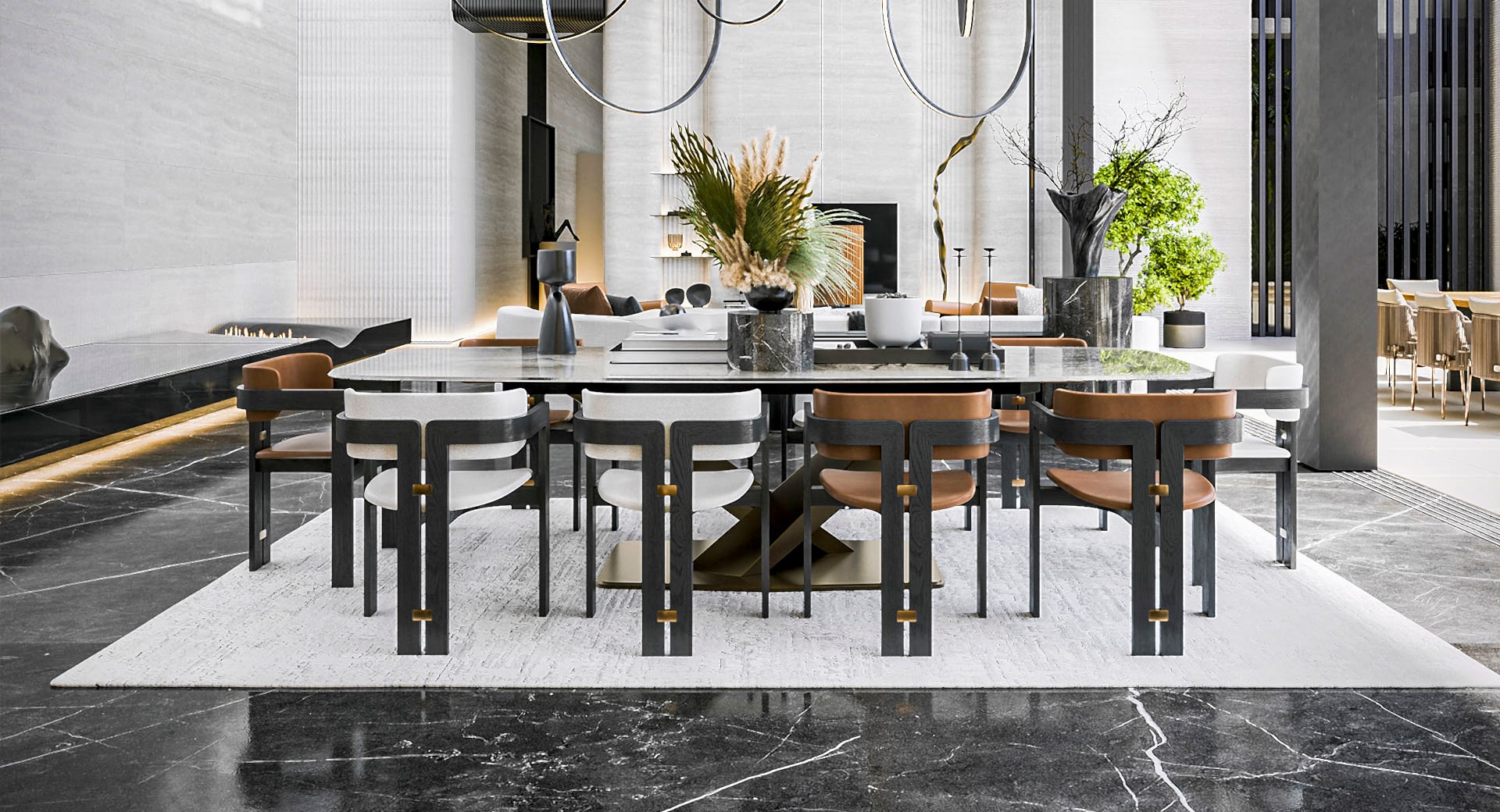 Lüks Yemek Odası Takımları